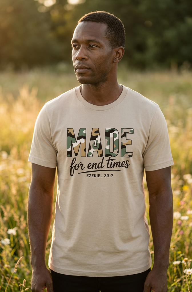 Premium Unisex Crewneck T-shirt [Ezekiel 33:7]